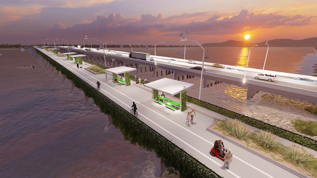 Save Bribie Bridge - turn it green!